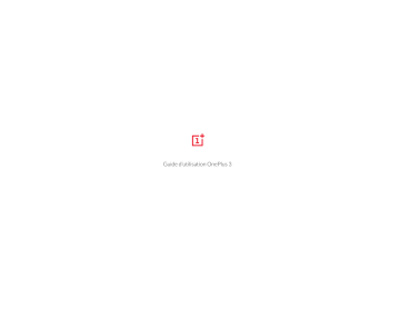 Mode d'emploi | OnePlus 3 Manuel utilisateur | Fixfr