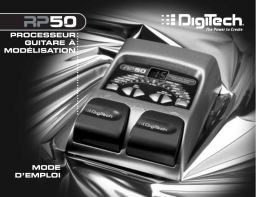 DigiTech RP50 Manuel utilisateur