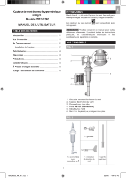 Oregon Scientific WTGR800 Manuel utilisateur