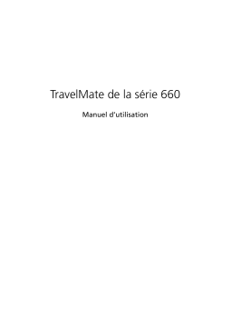 Acer TRAVELMATE-66X Manuel utilisateur