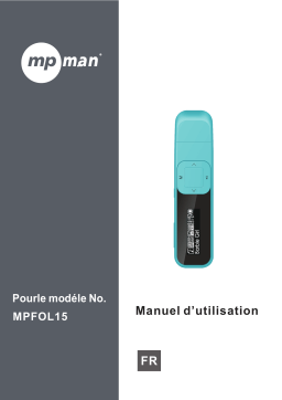 MPMan MP FOL15 Manuel utilisateur
