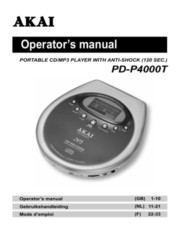 Manuel du propriétaire | Akai PDP4000T Manuel utilisateur | Fixfr