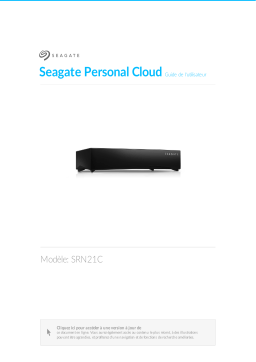 Seagate PERSONAL CLOUD Manuel utilisateur