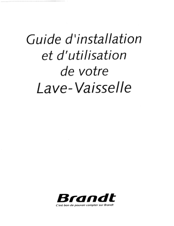 Manuel du propriétaire | Brandt PCK258C Manuel utilisateur | Fixfr