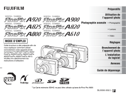 Fujifilm FinePix A900 Mode d'emploi