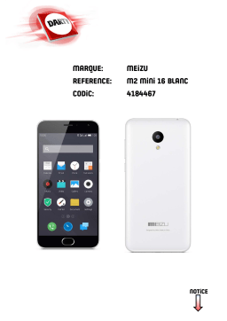 Meizu M6S Manuel utilisateur