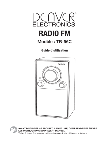 Denver TR-56C FM radio Manuel utilisateur | Fixfr