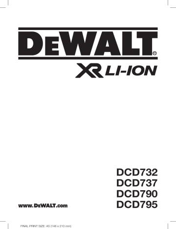 DeWalt DCD795D2-QW Mode d'emploi | Fixfr