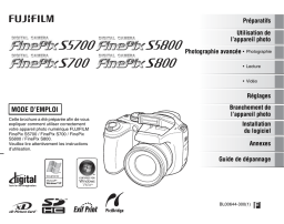 Fujifilm FinePix S5800 Mode d'emploi