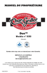 Char-Griller 5050 Duo Manuel utilisateur