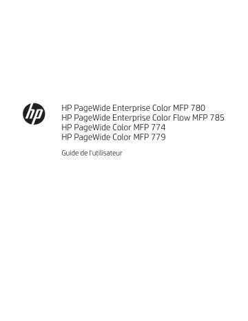 Manuel du propriétaire | HP PAGEWIDE ENTERPRISE COLOR 780DN Manuel utilisateur | Fixfr