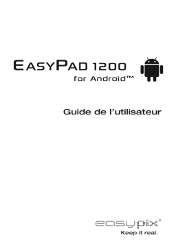 Easypix EasyPad 1200 Manuel utilisateur