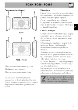 Smeg PC681 Manuel utilisateur