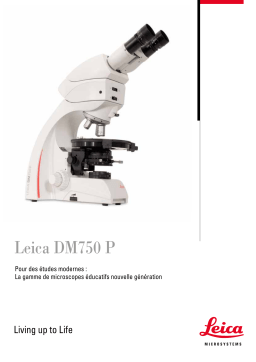 Leica DM750 P Manuel utilisateur