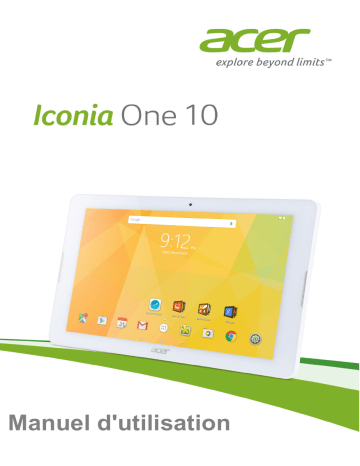 Manuel du propriétaire | Acer Iconia One 10 - B3-A20 Manuel utilisateur | Fixfr