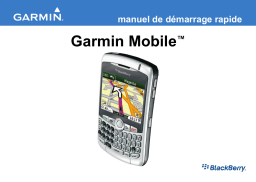 Garmin Mobile BlackBerry Manuel utilisateur