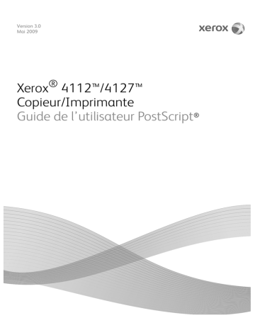 Xerox 4112/4127 Copier/Printer Mode d'emploi | Fixfr