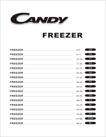 Manuel du propriétaire | Candy CCOUS6172WH & CCOUS 6172WH Manuel utilisateur | Fixfr