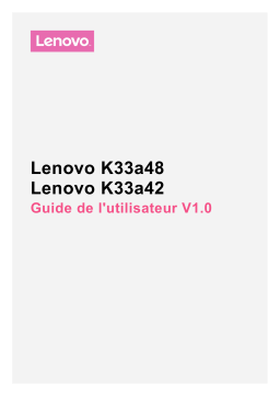 Lenovo K6 Manuel utilisateur