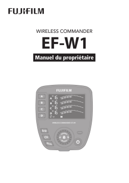 Fujifilm EF-W1 Accessory Manuel du propriétaire