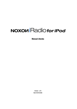 Terratec NOXON iRadio for iPod Manual Manuel utilisateur