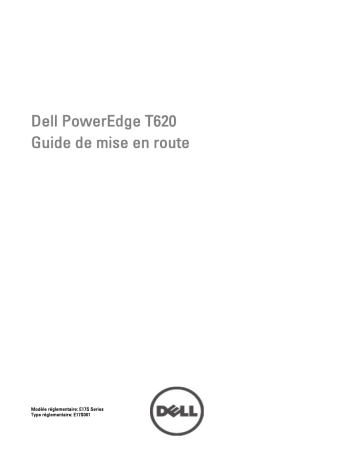 Dell PowerEdge T620 server Guide de démarrage rapide | Fixfr
