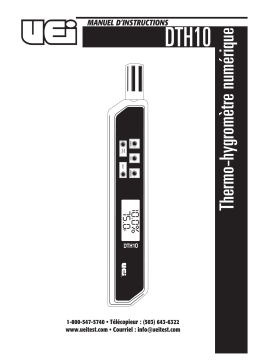 UEi DTH10 Digital Thermo Hygrometer Manuel du propriétaire