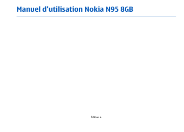 Mode d'emploi | Microsoft N95 8gb Manuel utilisateur | Fixfr