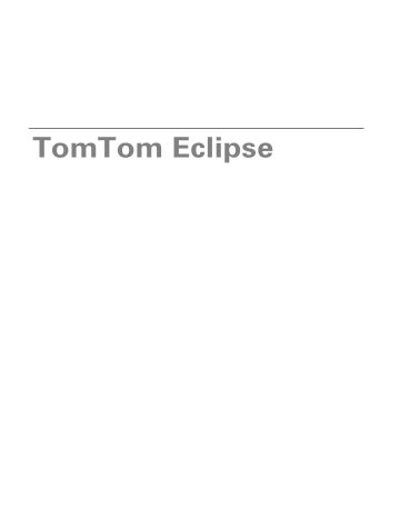 Manuel du propriétaire | TomTom Eclipse AVN2227P Manuel utilisateur | Fixfr