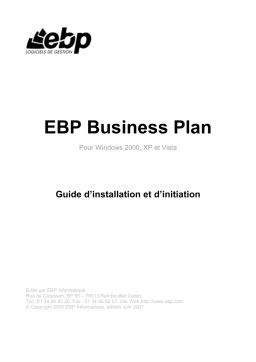 EBP Business Plan 2008 Manuel utilisateur
