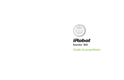 iRobot Roomba 800 Series Manuel utilisateur