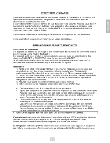 Manuel du propriétaire | Candy CFO154CFO195 Manuel utilisateur | Fixfr