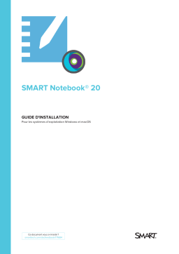 SMART Technologies Notebook basic version Guide d'installation