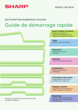 Sharp MX-2301N Manuel utilisateur