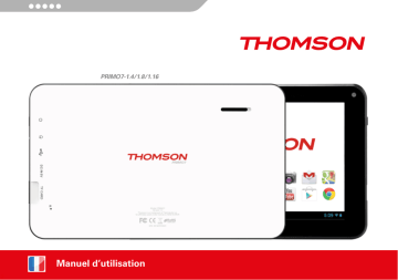 Primo 7 1.16 | Primo 7 1.4 | Mode d'emploi | Thomson Primo 7 1.8 Manuel utilisateur | Fixfr