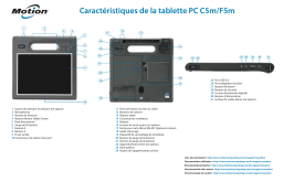 Motion Computing C5m Windows 7 Manuel utilisateur