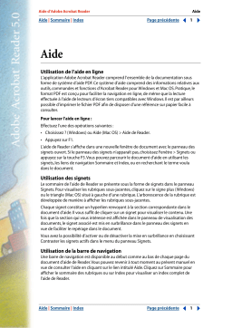 Adobe Reader 5.0 Mode d'emploi