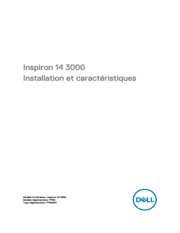 Dell Inspiron 14 3462 laptop spécification | Fixfr