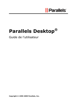 Parallels Desktop 5 Manuel utilisateur