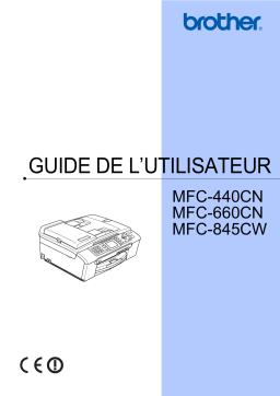 Brother MFC-845CW Manuel utilisateur