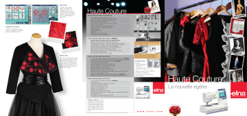 Manuel du propriétaire | ELNA 9600 Haute Couture Manuel utilisateur | Fixfr