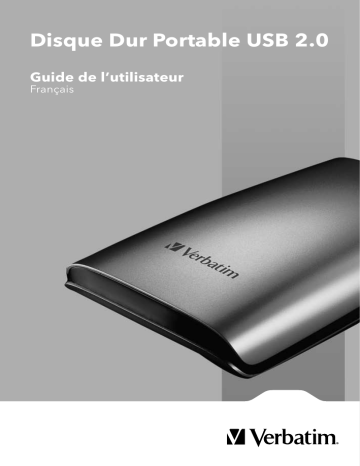 Manuel du propriétaire | Verbatim Portable Hard Drive USB 2.0 Manuel utilisateur | Fixfr