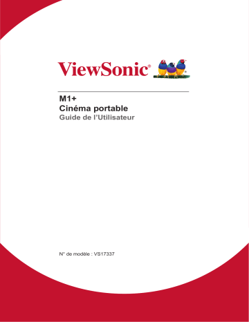 M1+-S | ViewSonic M1+ PROJECTOR Mode d'emploi | Fixfr