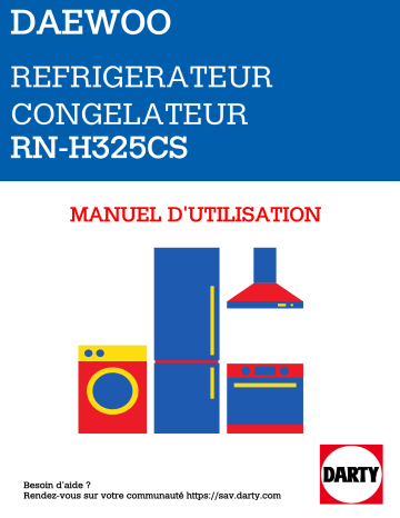 Manuel du propriétaire | Daewoo RN-H325CS Manuel utilisateur | Fixfr