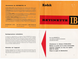 Kodak Retinette IB Mode d'emploi