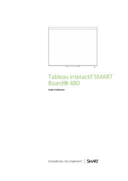 SMART Technologies Board 480 Mode d'emploi