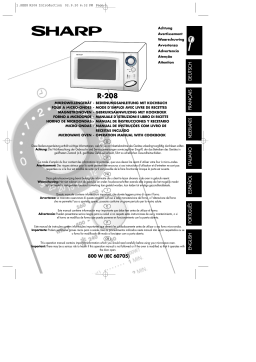 Sharp R270WM Manuel utilisateur