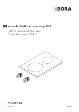 bora Pro - PKI 11 Manuel utilisateur