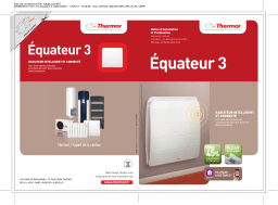 THERMOR Equateur 3 Manuel utilisateur