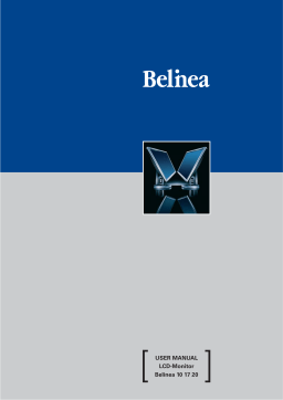 BELINEA LCD-MONITOR 10 17 20 Manuel utilisateur